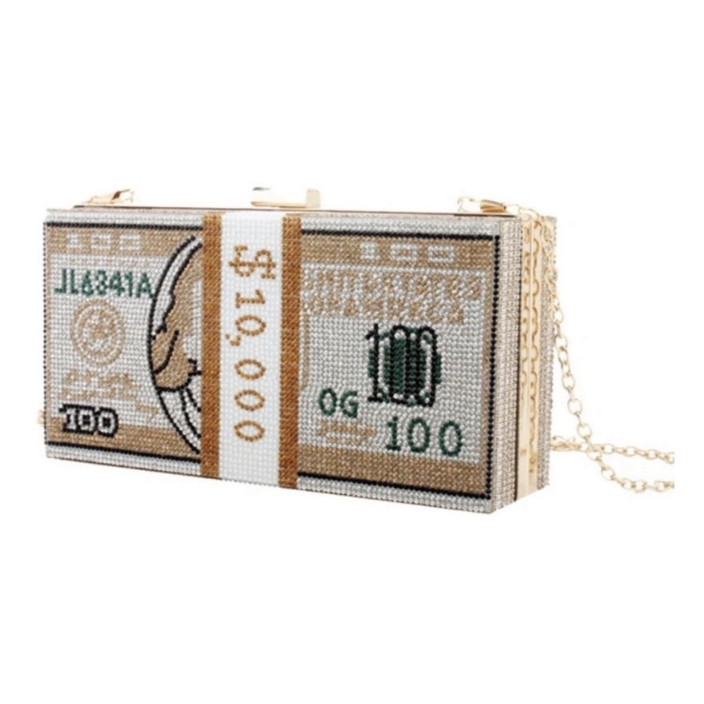 Gold Rhinestone Crossbody/Handbag